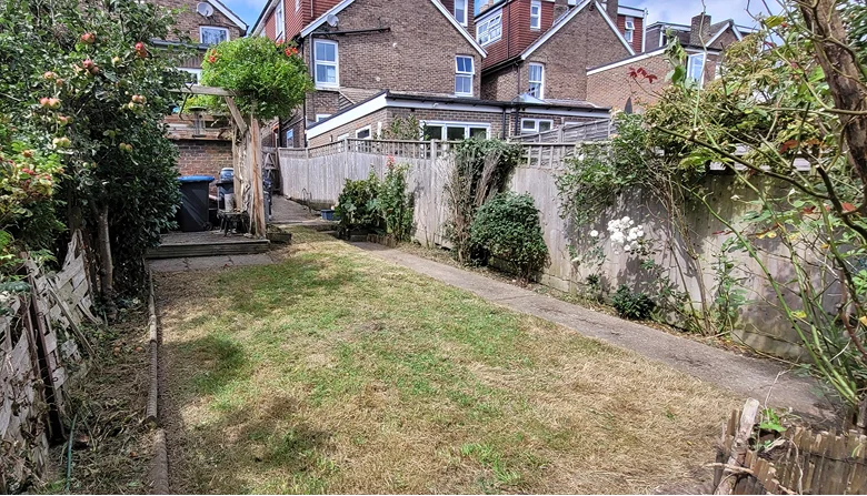 Garden after transformation